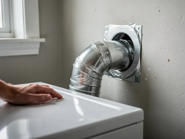 Walnut Dryer Vent Cleaning expert performing professional dryer vent repair and installation in Walnut