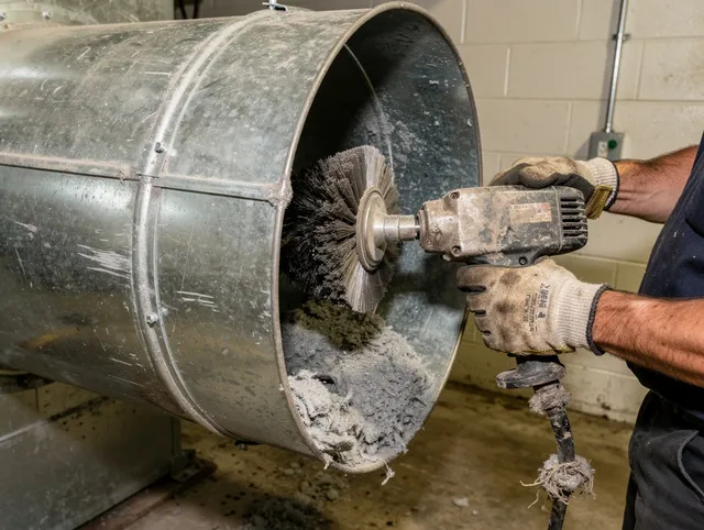 Industrial-grade dryer vent cleaning by Walnut Dryer Vent Cleaning in Walnut